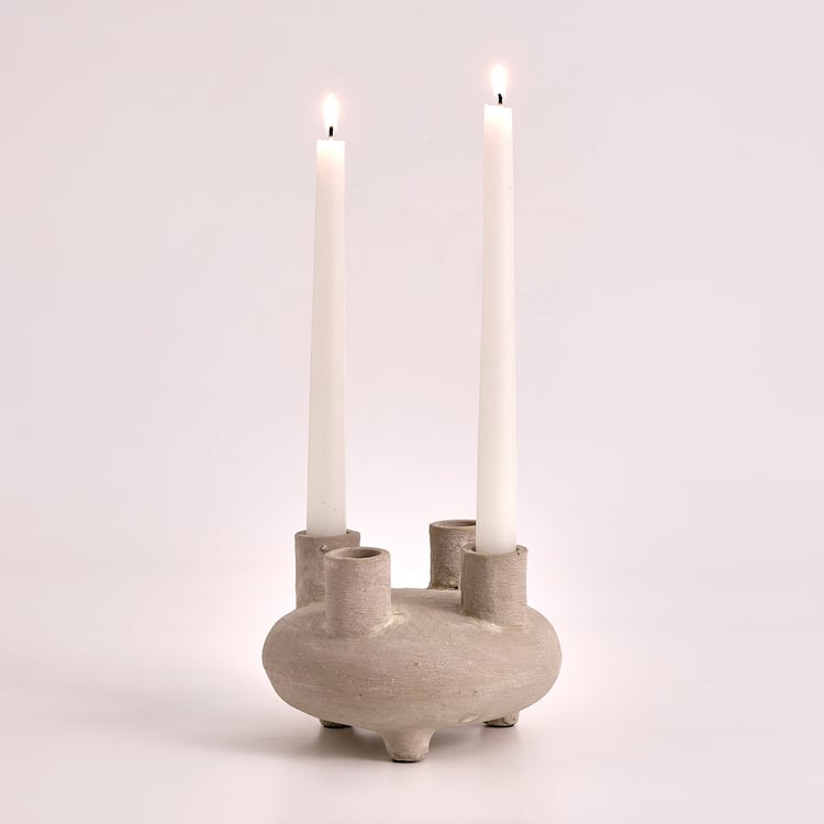 Mineral Sentinel Polyresin Multi Taper Candle Holder
