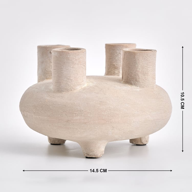 Mineral Sentinel Polyresin Multi Taper Candle Holder