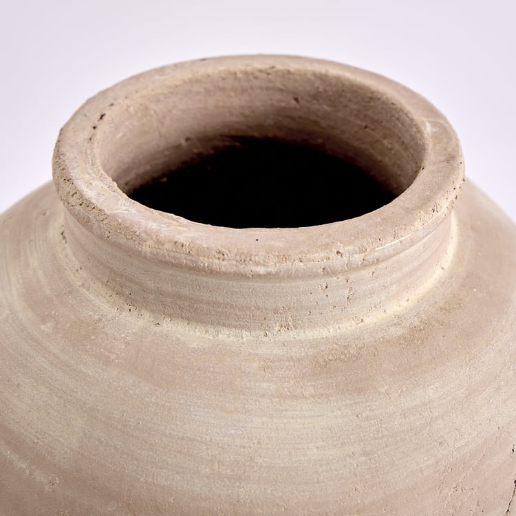 Mineral Sentinel Terracotta Pottery Vase - Large