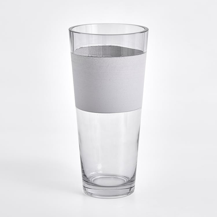 Mineral Contor Glass Vase - Large
