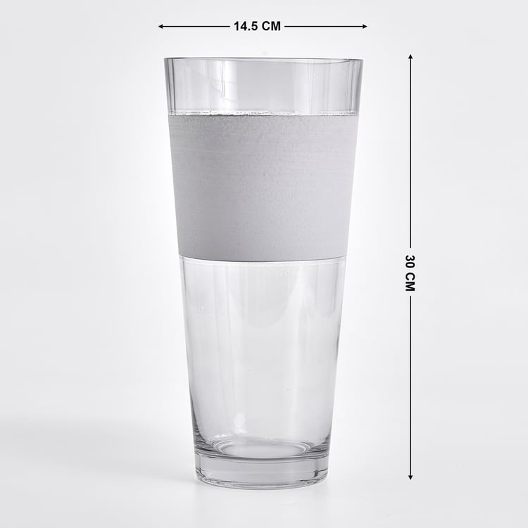 Mineral Contor Glass Vase - Large