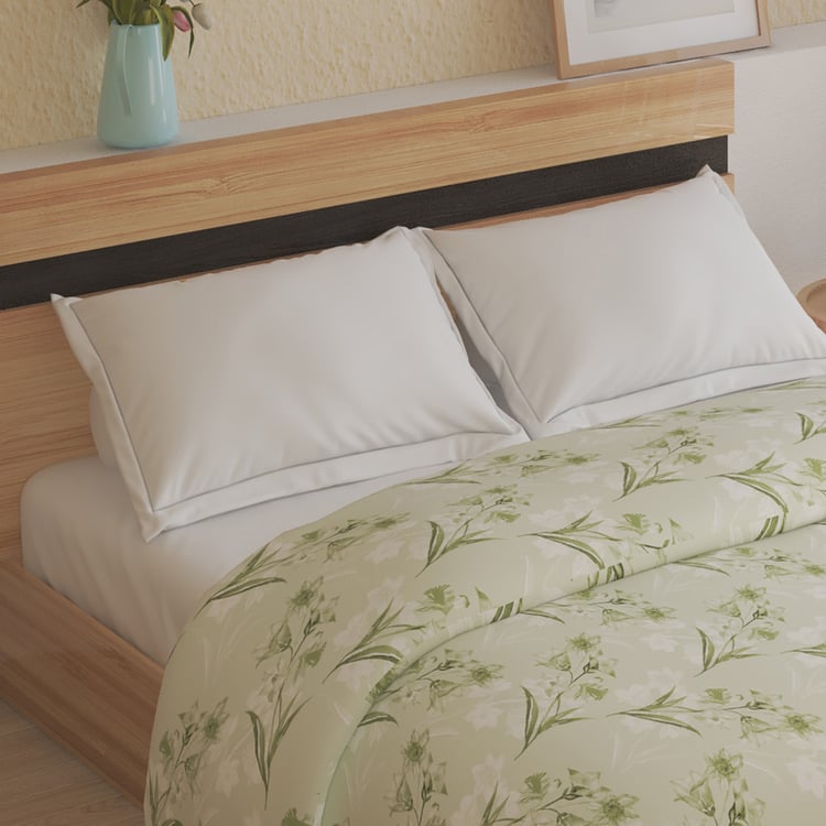 Pristine Luxe Tencel Floral Print Double Duvet Cover
