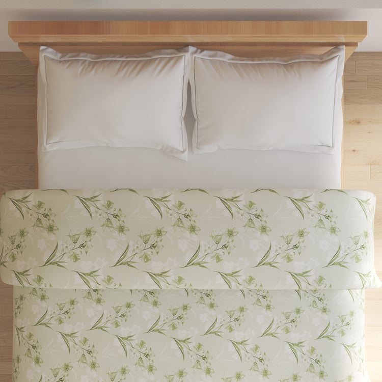 Pristine Luxe Tencel Floral Print Double Duvet Cover