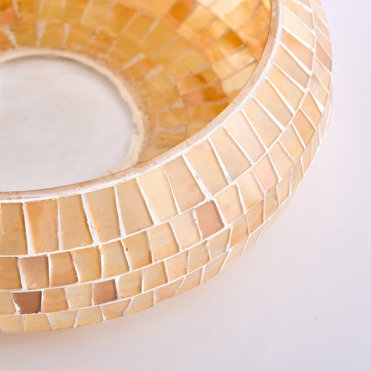 Austin Mosaic Metal Decor Bowl with Stand