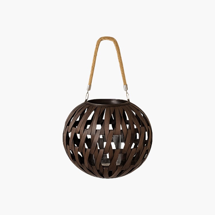 LUXE HOME Bamboo Woven Hanging Lantern