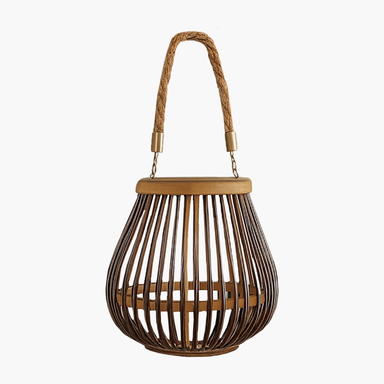 LUXE HOME Bamboo Hanging Lantern