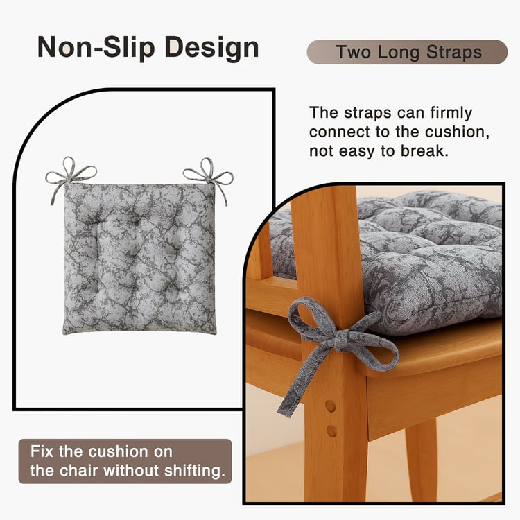 LUXE HOME Set of 2 Chair Cushion Pads - 45.72x45.72cm