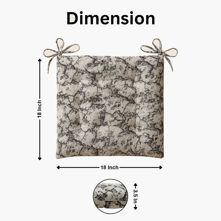 LUXE HOME Set of 4 Chair Cushion Pads - 45.72x45.72cm