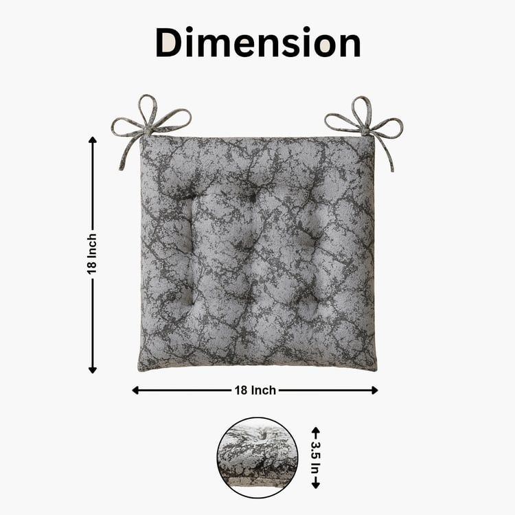 LUXE HOME Set of 4 Chair Cushion Pads - 45.72x45.72cm