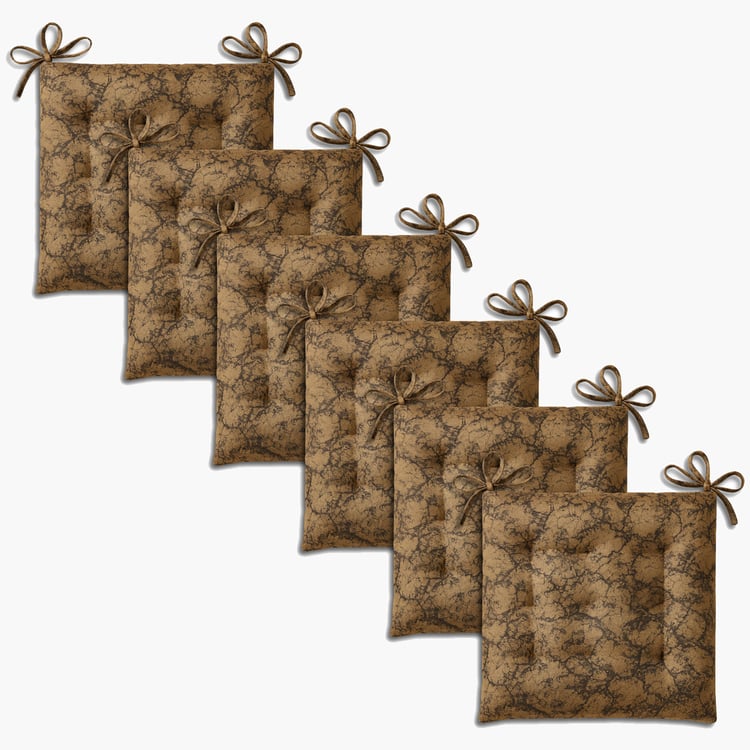 LUXE HOME Set of 6 Chair Cushion Pads - 45.72x45.72cm