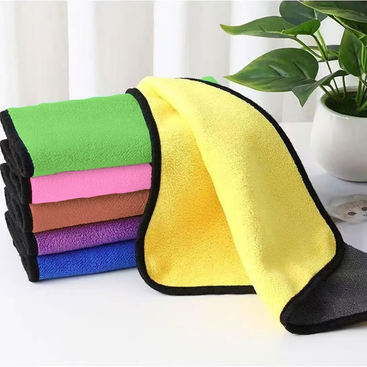 LUXE HOME Set of 8 Microfiber Cleaning Cloths