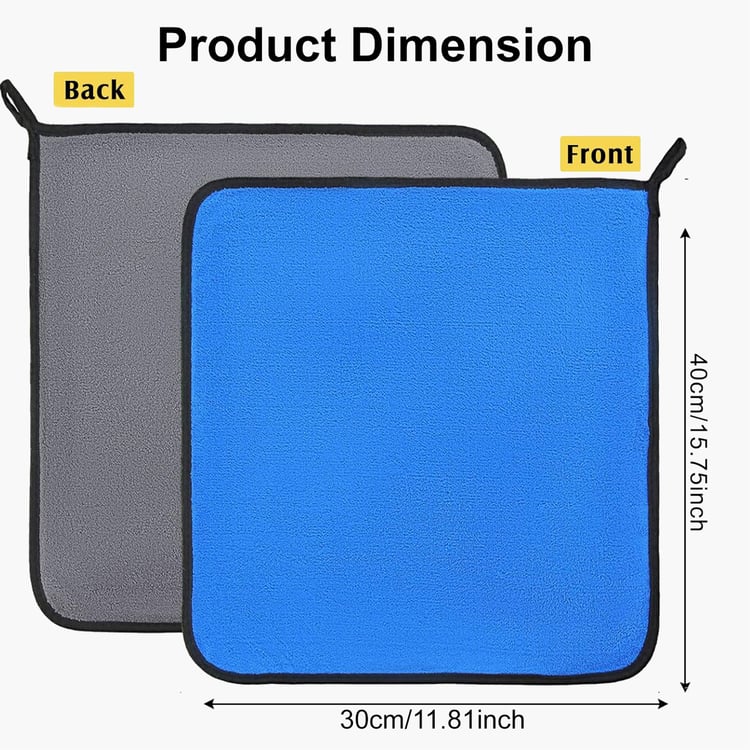 LUXE HOME Set of 8 Microfiber Cleaning Cloths