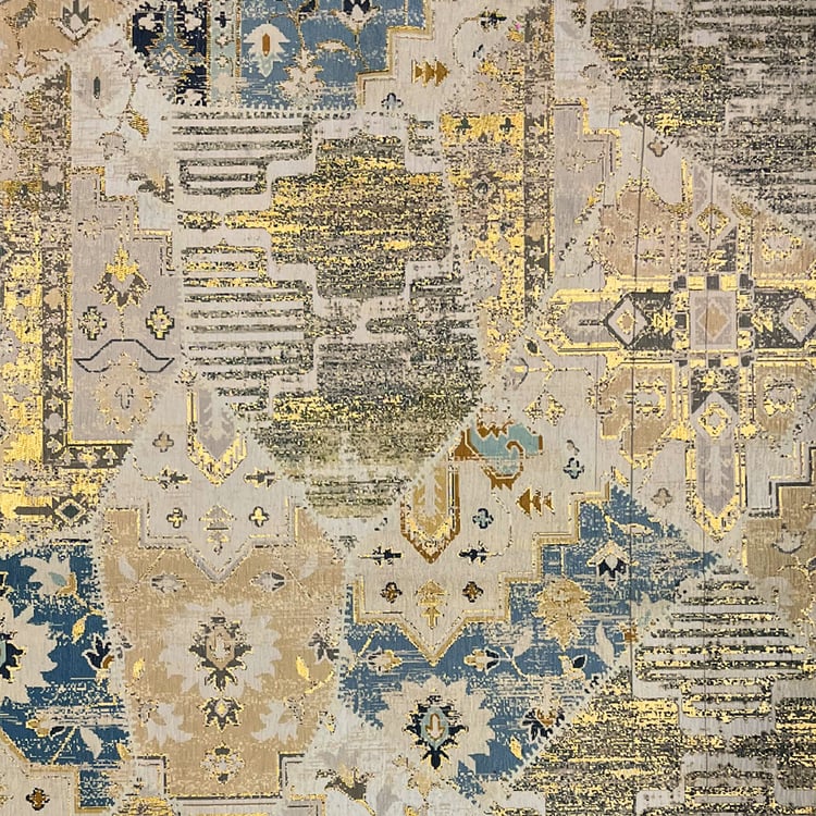 LUXE HOME Patterned Anti-Slip Carpet - 91.44x152.4cm