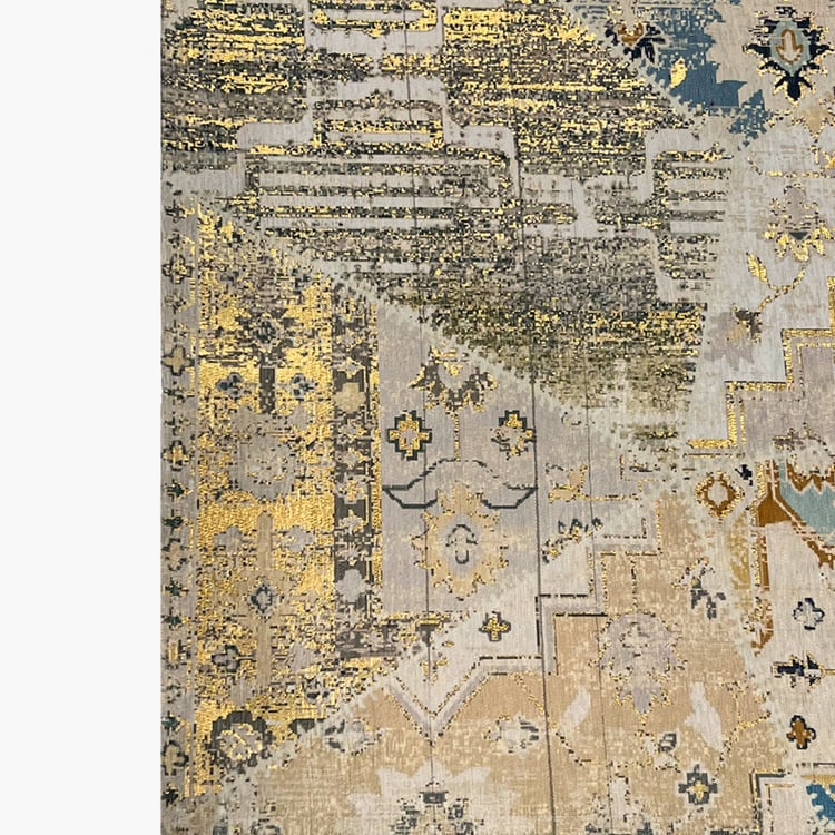 LUXE HOME Patterned Anti-Slip Carpet - 91.44x152.4cm