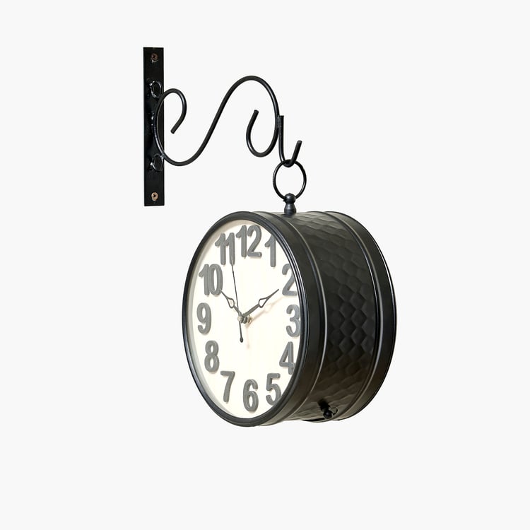 Corsica Casablanca Metal Station Clock - 32x11.5cm