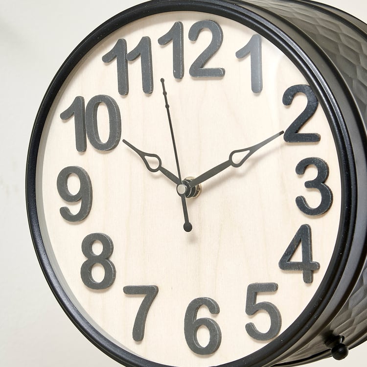 Corsica Casablanca Metal Station Clock - 32x11.5cm