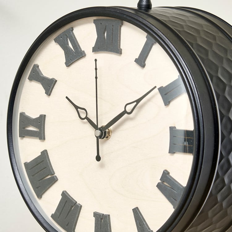 Corsica Casablanca Metal Station Clock - 32x11.5cm
