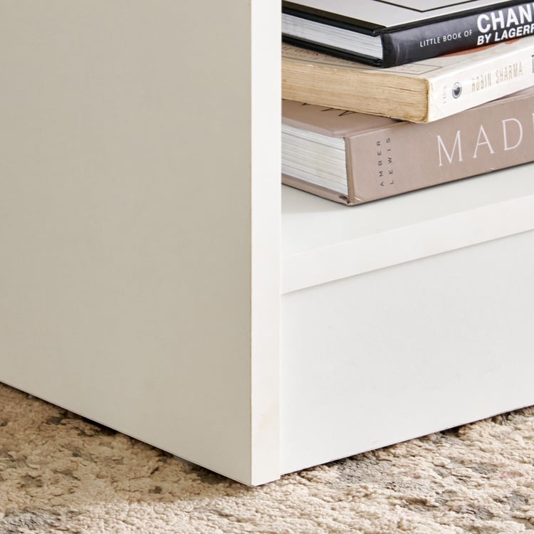 Helios Alton NXT Arvis Bedside Table with Drawer - White
