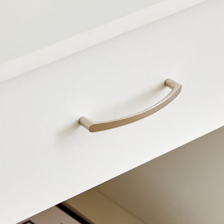 Helios Alton NXT Arvis Bedside Table with Drawer - White