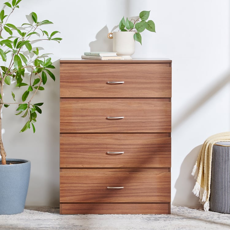 Helios Alton NXT Chest of 4 Drawers - Walnut