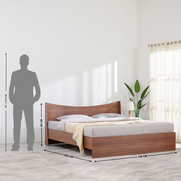 Helios Alton NXT Queen Bed - Walnut