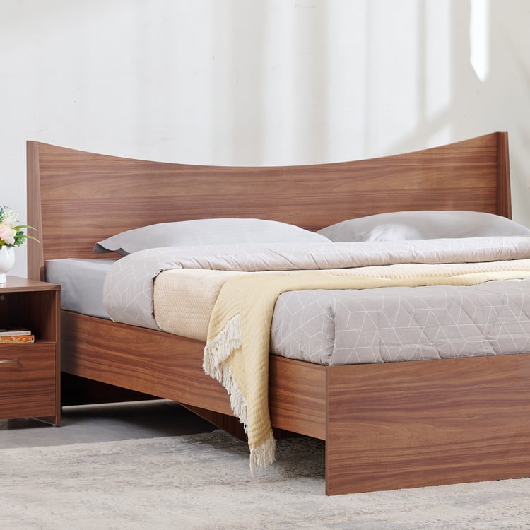 Helios Alton NXT Queen Bed - Walnut
