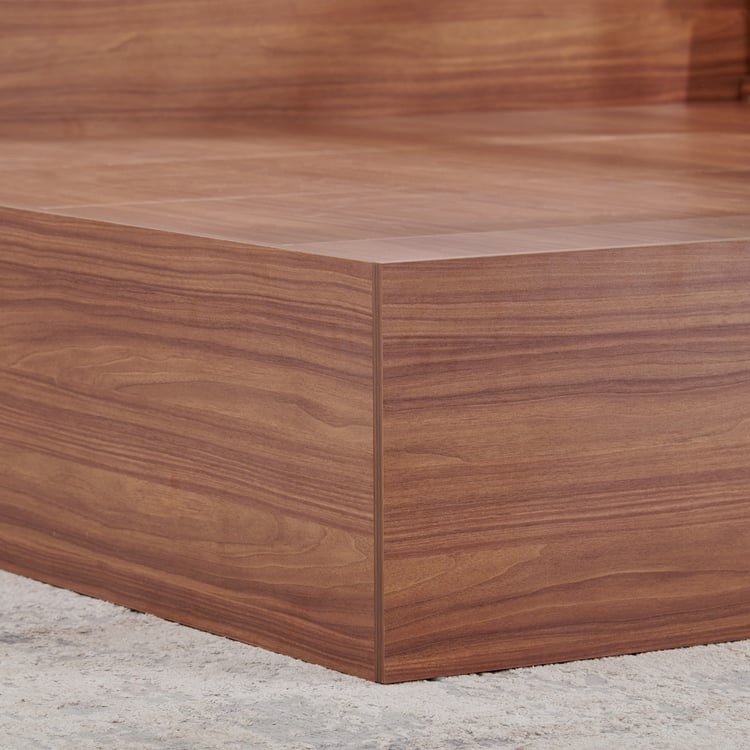Helios Alton NXT King Bed with Box Storage - Walnut