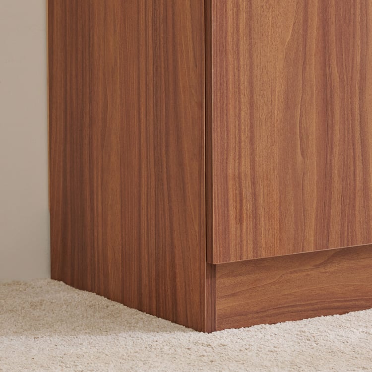 Helios Alton NXT 4-Door Wardrobe - Walnut