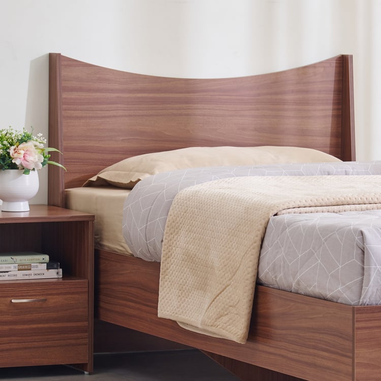 Helios Alton NXT Single Bed - Walnut
