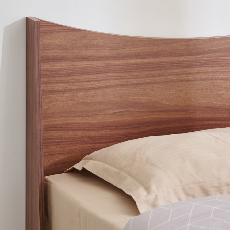 Helios Alton NXT Single Bed - Walnut