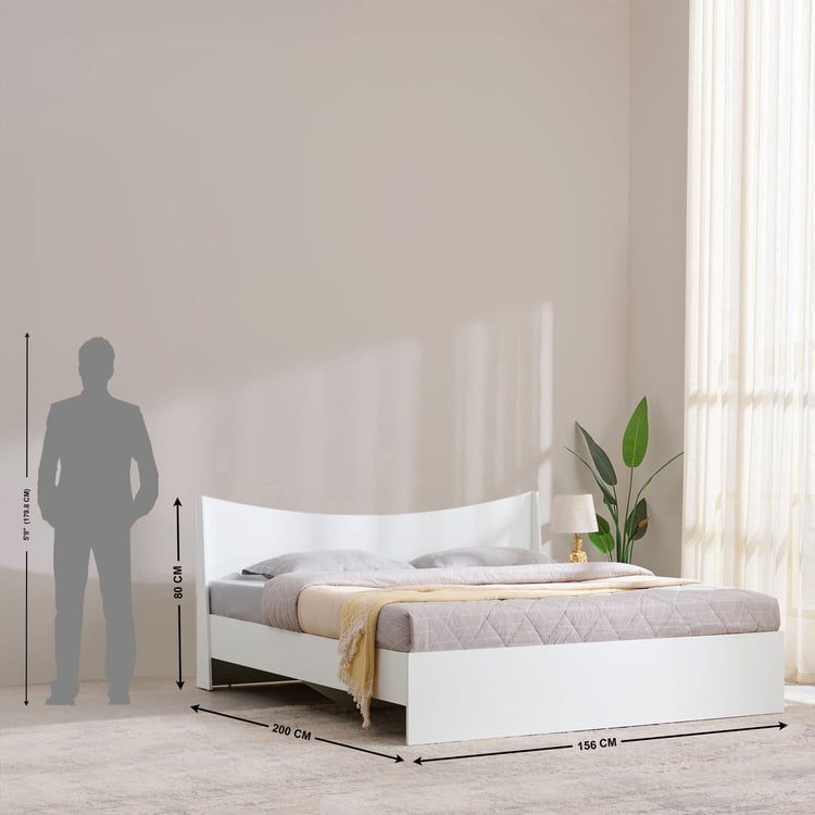 Helios Alton NXT Queen Bed - White