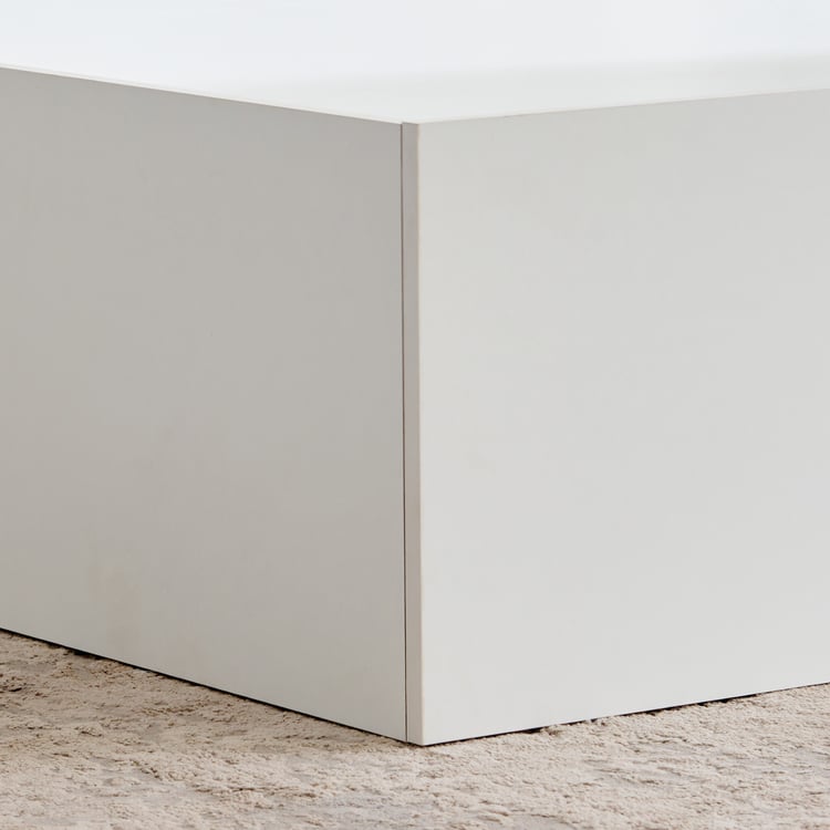Helios Alton NXT Queen Bed with Box Storage - White