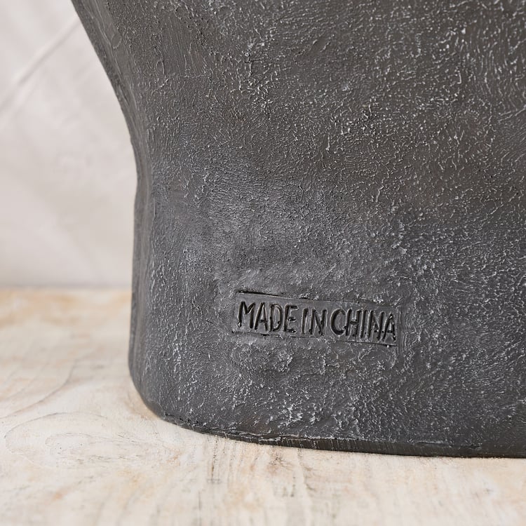 Cascade Polyresin Serene Buddha on Palm Water Fountain - 41x30x78cm
