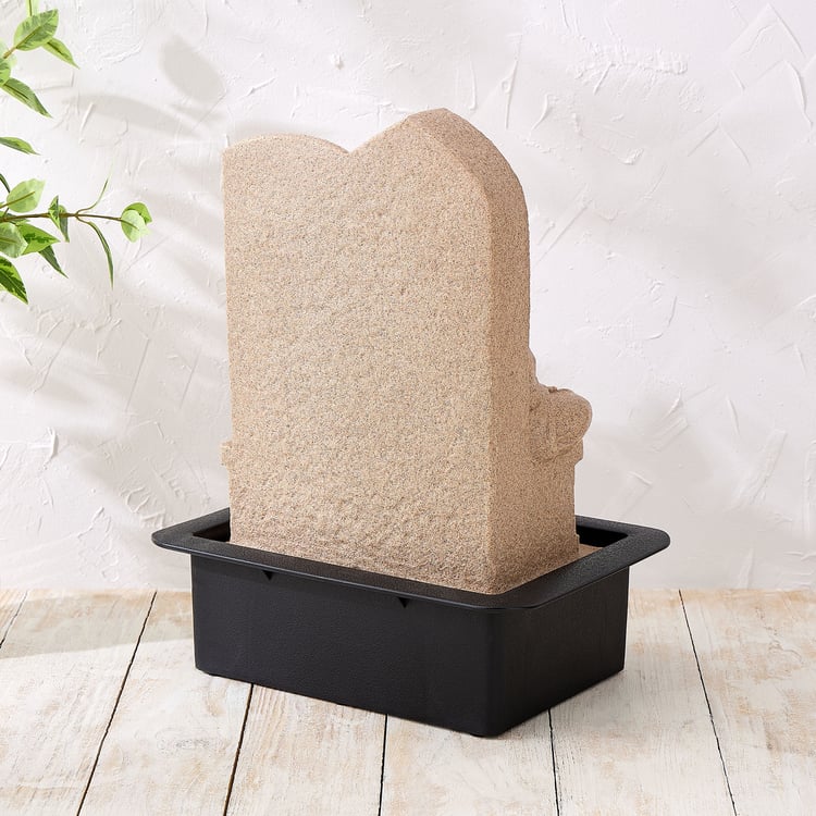 Corsica Alpine Polyresin Buddha Water Fountain - 30x22x39cm