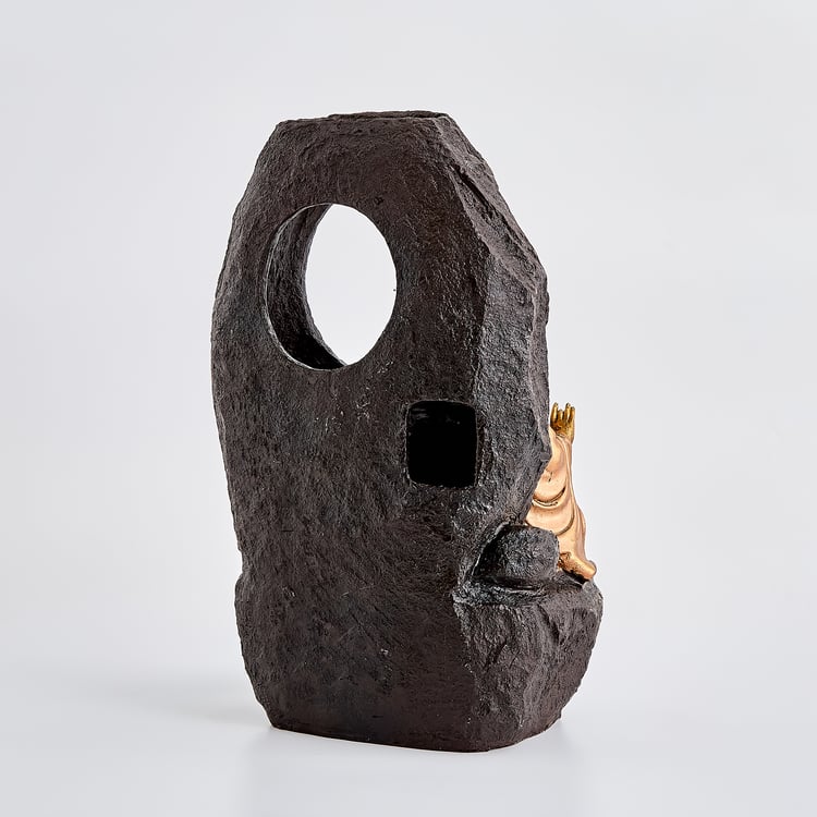 Corsica Alpine Polyresin Buddha Water Fountain - 23x45cm