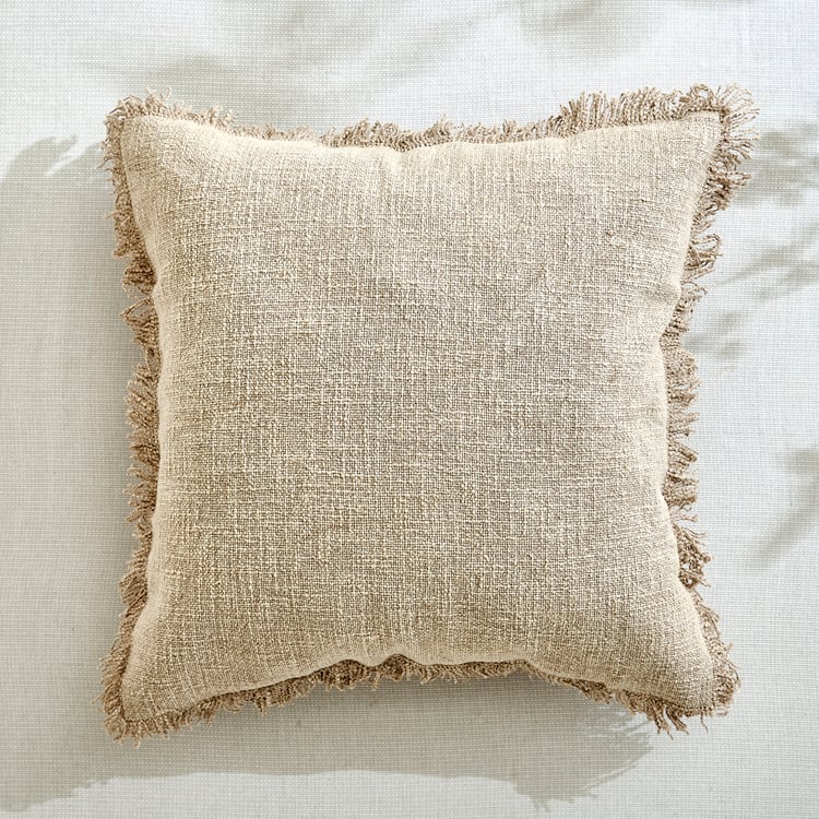 Velluxe Venia Fringe Cushion Cover - 45x45cm