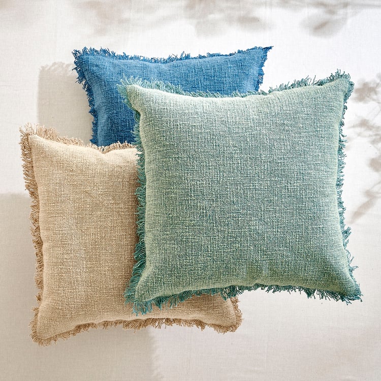 Velluxe Venia Fringe Cushion Cover - 45x45cm