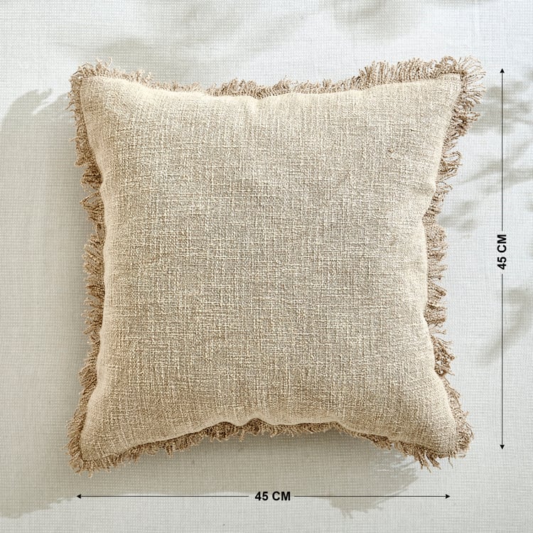Velluxe Venia Fringe Cushion Cover - 45x45cm