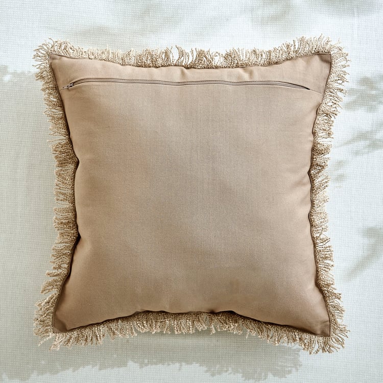 Velluxe Venia Fringe Cushion Cover - 45x45cm