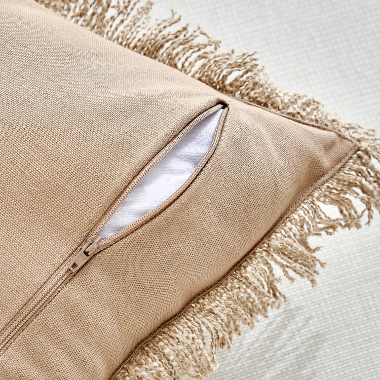 Velluxe Venia Fringe Cushion Cover - 45x45cm