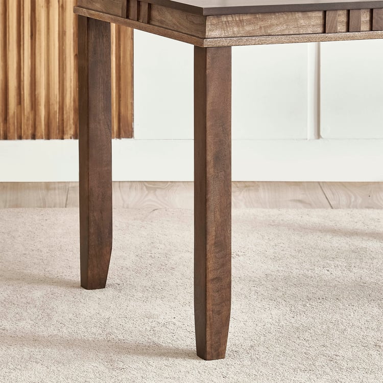 Trio NXT Solid Wood 4-Seater Dining Table - Walnut