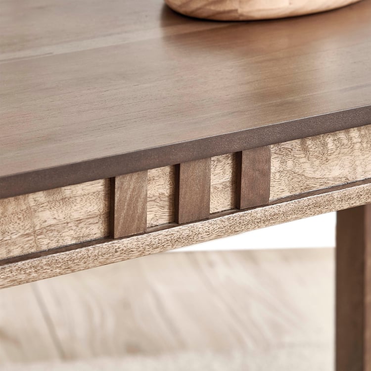 Trio NXT Solid Wood 4-Seater Dining Table - Walnut