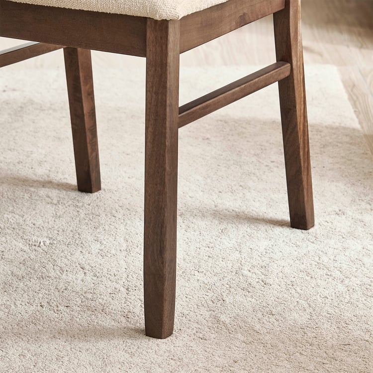 Trio NXT Set of 2 Fabric Dining Chairs - Walnut