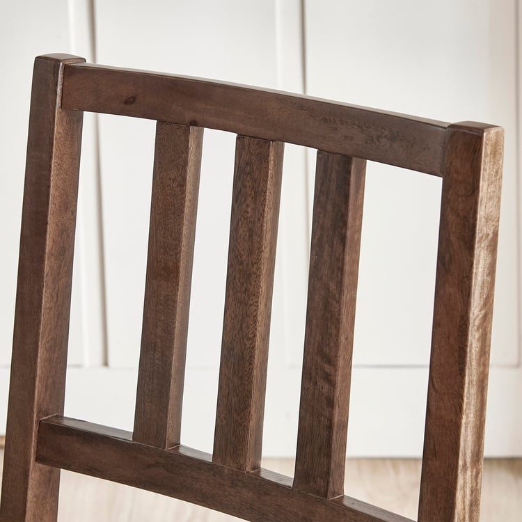 Trio NXT Set of 2 Fabric Dining Chairs - Walnut