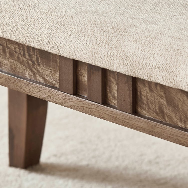 Trio NXT Fabric Large Dining Bench - Walnut