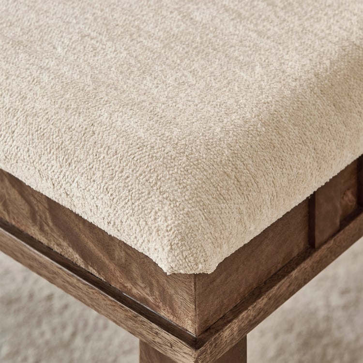 Trio NXT Fabric Large Dining Bench - Walnut