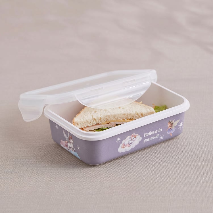Slate Kids Unicorn Melamine Printed Cookie Container - 450ml