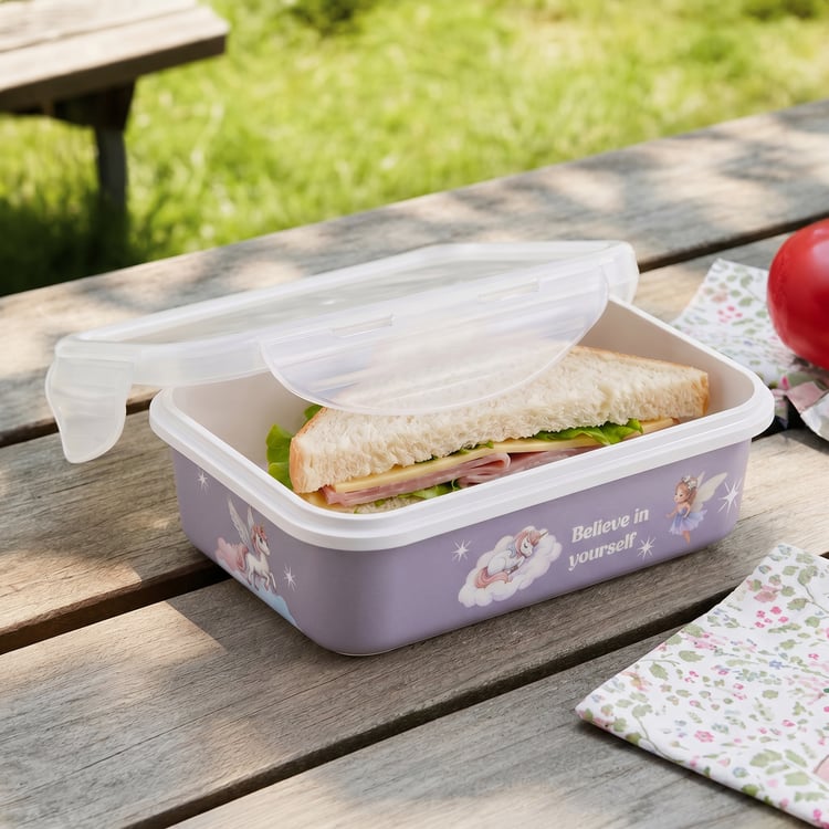 Slate Kids Unicorn Melamine Printed Cookie Container - 450ml