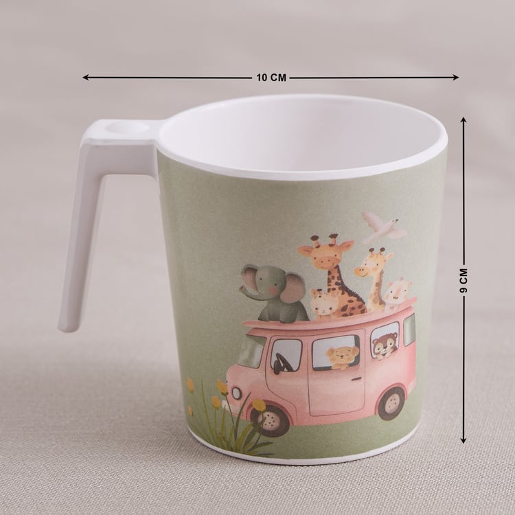 Slate Kids Safari Squad Melamine Printed Milk Mug - 350ml