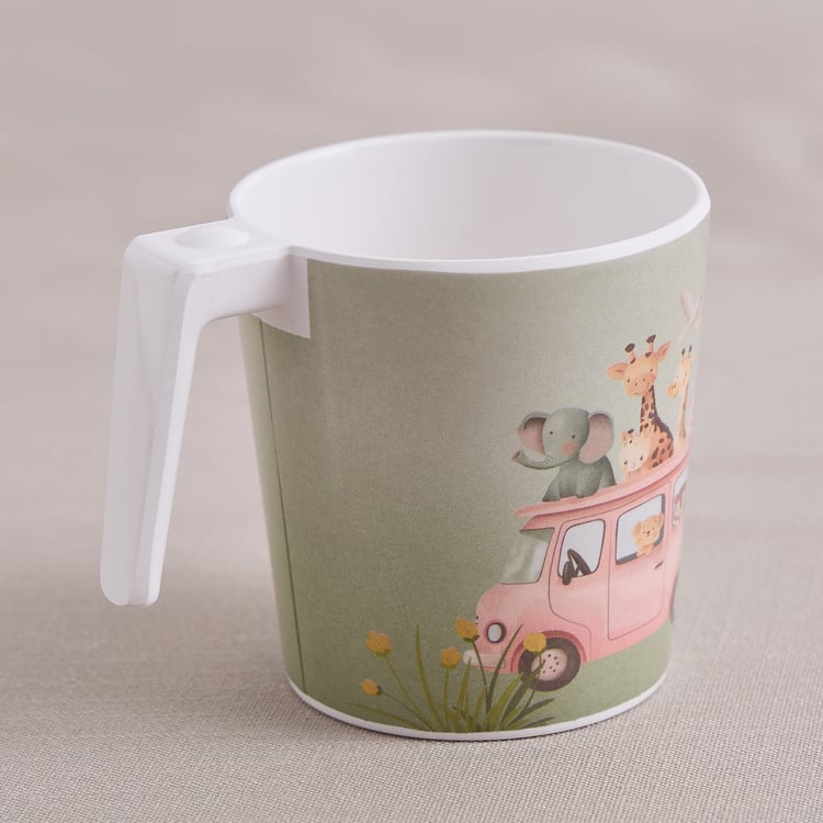 Slate Kids Safari Squad Melamine Printed Milk Mug - 350ml